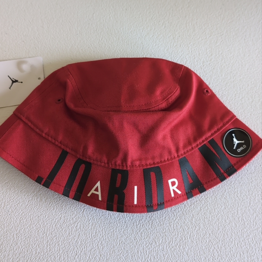 Air Jordan Bucket Hat Red Child Size New Jumpman